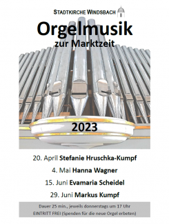 Orgelmusik zur marktzeit